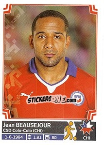 Sticker Jean Beausejour - Copa América. Chile 2015 n. 31 - Panini
