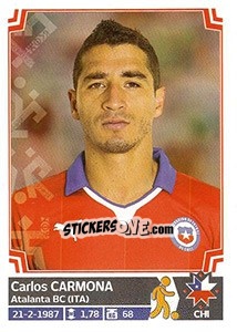 Sticker Carlos Carmona - Copa América. Chile 2015 - Panini