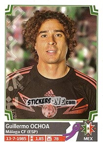 Sticker Guillermo Ochoa - Copa América. Chile 2015 - Panini