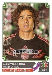 Sticker Guillermo Ochoa - Copa América. Chile 2015 n. 47 - Panini