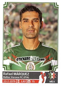 Sticker Rafael Márquez - Copa América. Chile 2015 n. 49 - Panini