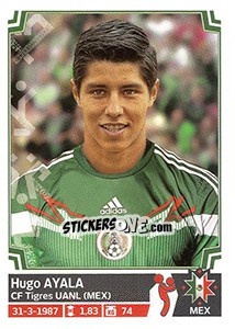 Sticker Hugo Ayala - Copa América. Chile 2015 n. 52 - Panini