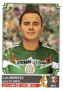 Sticker Luis Montes - Copa América. Chile 2015 n. 56 - Panini