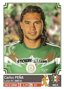 Sticker Carlos Peña - Copa América. Chile 2015 n. 57 - Panini