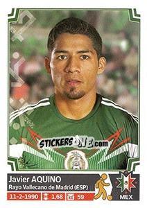 Sticker Javier Aquino - Copa América. Chile 2015 n. 58 - Panini