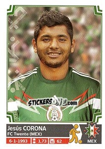 Sticker Jesús Corona - Copa América. Chile 2015 n. 62 - Panini