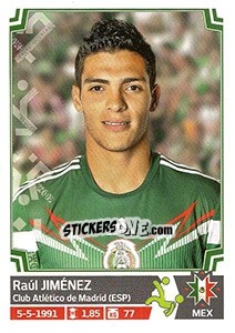 Sticker Raúl Jiménez - Copa América. Chile 2015 n. 65 - Panini