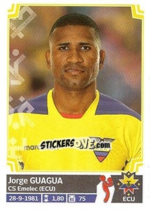 Sticker Jorge Guagua - Copa América. Chile 2015 n. 74 - Panini