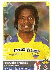 Sticker Juan Carlos Paredes - Copa América. Chile 2015 n. 77 - Panini