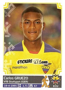 Sticker Carlos Gruezo - Copa América. Chile 2015 n. 81 - Panini
