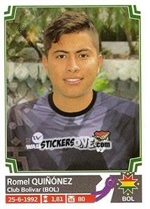 Sticker Romel Quiñónez - Copa América. Chile 2015 n. 93 - Panini