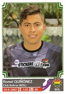 Sticker Romel Quiñónez - Copa América. Chile 2015 - Panini