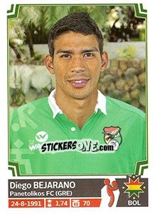 Sticker Diego Bejarano - Copa América. Chile 2015 n. 98 - Panini
