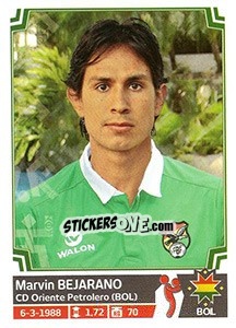 Sticker Marvin Bejarano - Copa América. Chile 2015 n. 99 - Panini
