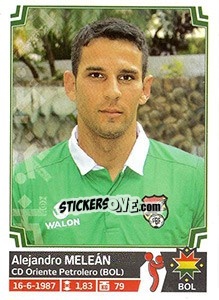 Sticker Alejandro Meleán - Copa América. Chile 2015 n. 100 - Panini