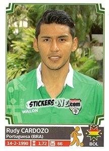 Sticker Rudy Cardozo - Copa América. Chile 2015 n. 104 - Panini