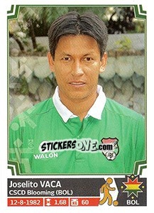 Sticker Joselito Vaca - Copa América. Chile 2015 n. 106 - Panini