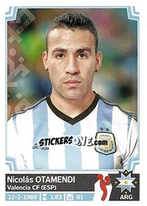 Sticker Nicolás Otamendi