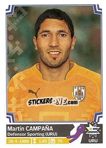 Sticker Martín Campaña - Copa América. Chile 2015 n. 140 - Panini