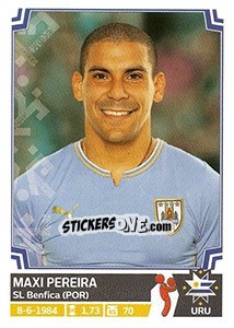 Sticker Maxi Pereira - Copa América. Chile 2015 n. 146 - Panini