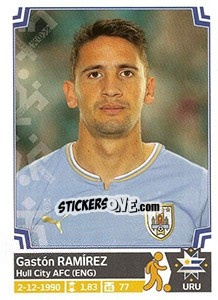 Sticker Gastón Ramírez - Copa América. Chile 2015 - Panini