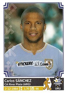 Sticker Carlos Sánchez - Copa América. Chile 2015 n. 154 - Panini