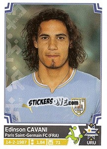 Sticker Edinson Cavani - Copa América. Chile 2015 n. 157 - Panini