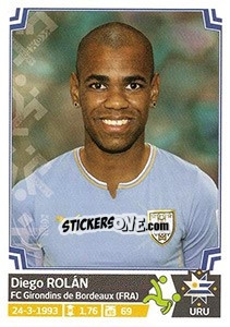 Sticker Diego Rolán - Copa América. Chile 2015 - Panini