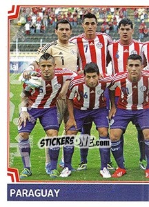 Sticker Team Photo - Copa América. Chile 2015 n. 160 - Panini