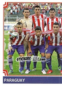 Figurina Team Photo - Copa América. Chile 2015 - Panini