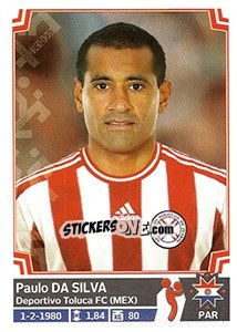 Sticker Paulo Da Silva - Copa América. Chile 2015 n. 164 - Panini