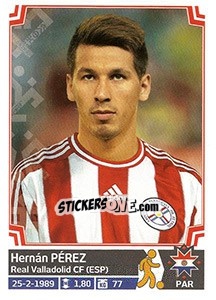 Sticker Hernán Pérez - Copa América. Chile 2015 n. 171 - Panini