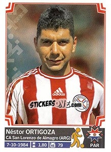Sticker Néstor Ortigoza - Copa América. Chile 2015 n. 175 - Panini