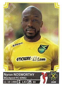 Cromo Nyron Nosworthy - Copa América. Chile 2015 n. 190 - Panini