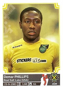 Sticker Demar Phillips - Copa América. Chile 2015 n. 193 - Panini