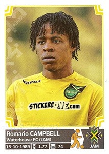 Sticker Romario Campbell - Copa América. Chile 2015 n. 194 - Panini