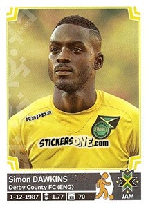 Sticker Simon Dawkins - Copa América. Chile 2015 n. 199 - Panini