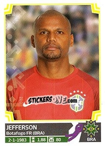 Sticker Jefferson - Copa América. Chile 2015 n. 209 - Panini