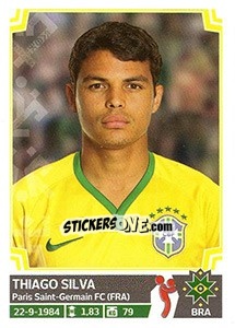 Cromo Thiago Silva - Copa América. Chile 2015 - Panini