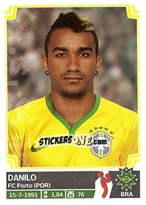Sticker Danilo - Copa América. Chile 2015 n. 214 - Panini