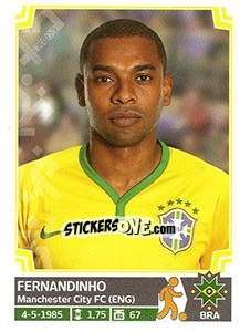 Figurina Fernandinho - Copa América. Chile 2015 - Panini