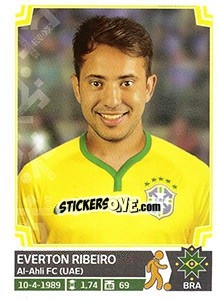 Sticker Everton Ribeiro - Copa América. Chile 2015 n. 223 - Panini