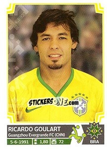 Sticker Ricardo Goulart - Copa América. Chile 2015 n. 225 - Panini