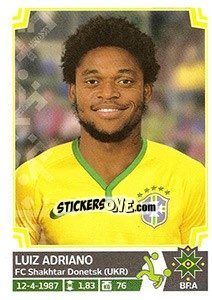 Sticker Luiz Adriano - Copa América. Chile 2015 n. 227 - Panini