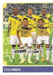 Sticker Team Photo - Copa América. Chile 2015 - Panini