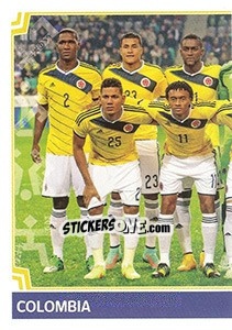 Sticker Team Photo - Copa América. Chile 2015 n. 229 - Panini