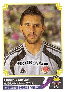 Sticker Camilo Vargas - Copa América. Chile 2015 n. 232 - Panini