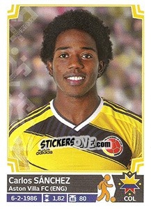 Sticker Carlos Sánchez - Copa América. Chile 2015 n. 240 - Panini