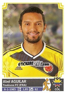Sticker Abel Aguilar - Copa América. Chile 2015 - Panini