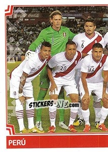 Figurina Team Photo - Copa América. Chile 2015 - Panini